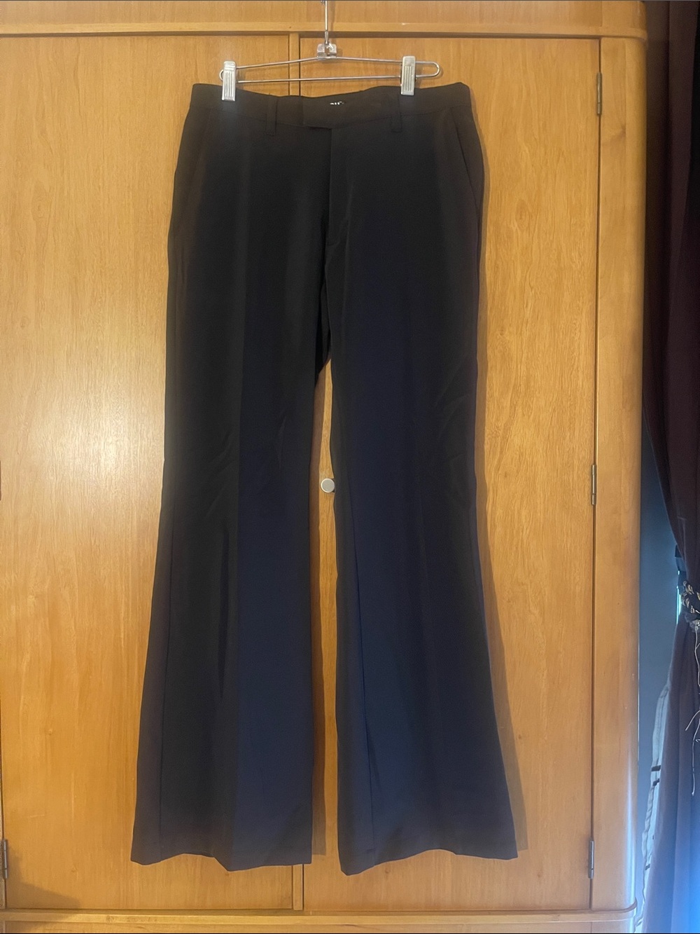 Krush Dark brown semi stretch wide bottom Pants